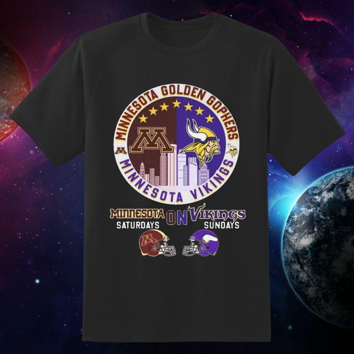 Minneapolis Sports Teams Minnesota Golden Gophers & Vikings Shirt - Limited Edition