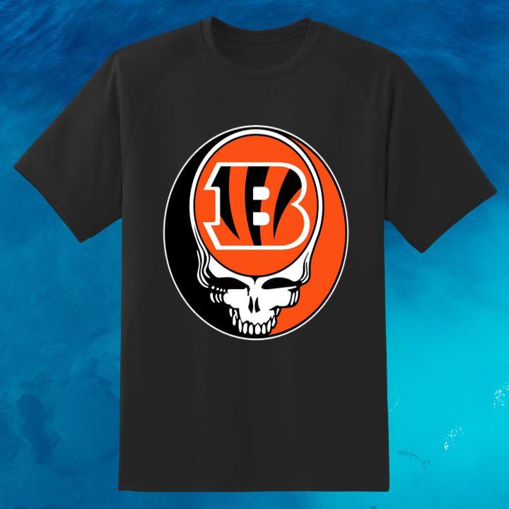 Hot Cincinnati Bengals Grateful Dead Steal Your Face T-Shirt