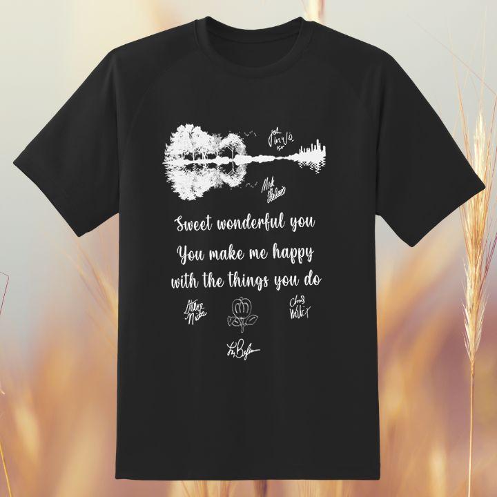 Guitar Lake Fleetwood Mac Rumours Sweet Wonderful You Make Loving Fun Shirt