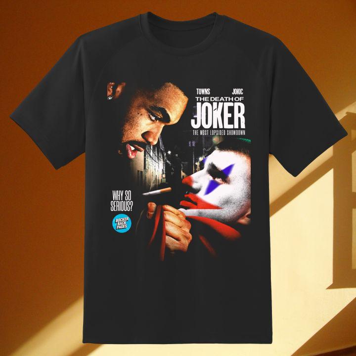 Premium Bocker Backpages Towns Jokic The Death Of Joker Folie A Deux T-Shirt