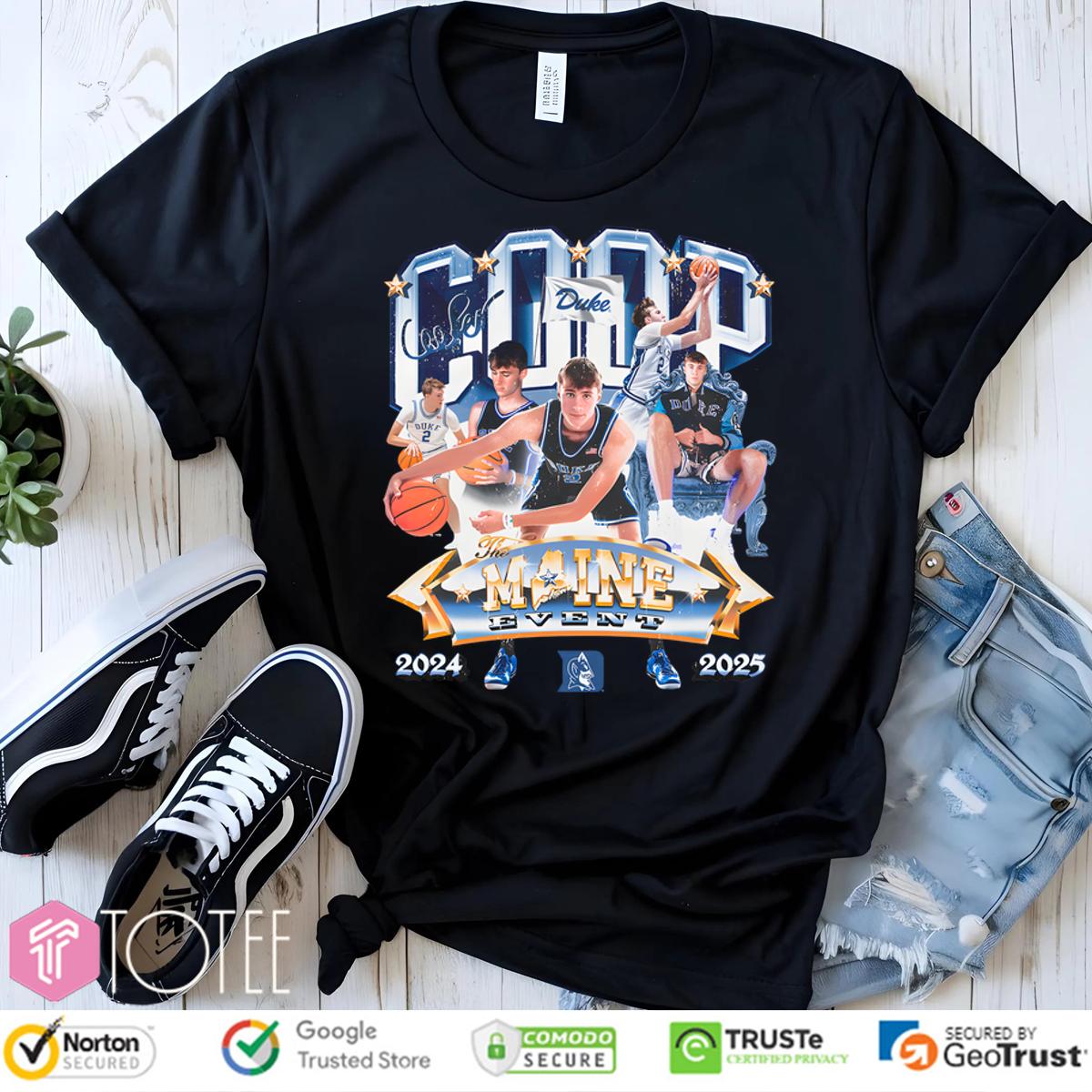 Cooper Flagg Duke Blue Devils 90S Graphic Shirt