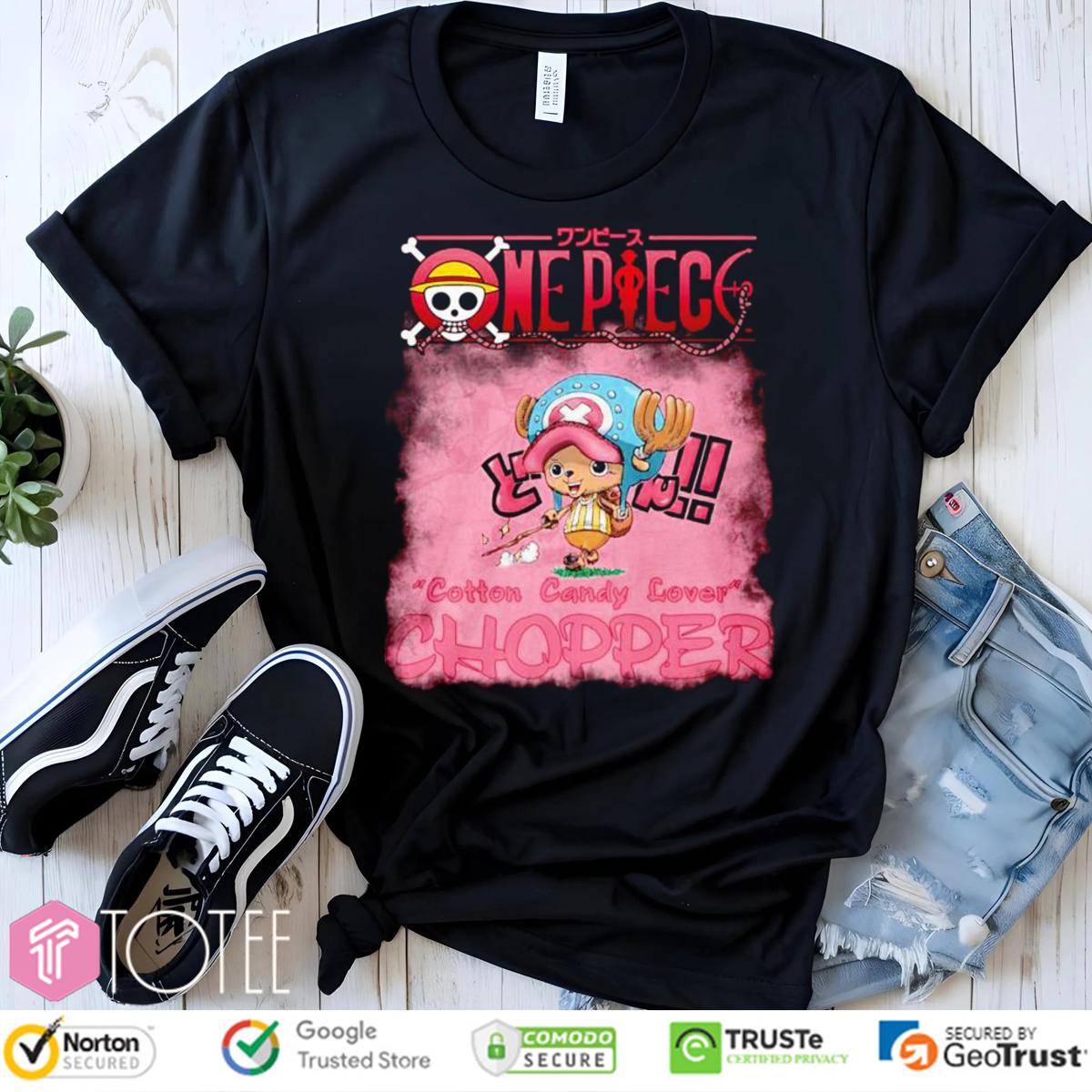 One Piece Cotton Candy Lover Chopper Cute Anime T-Shirt