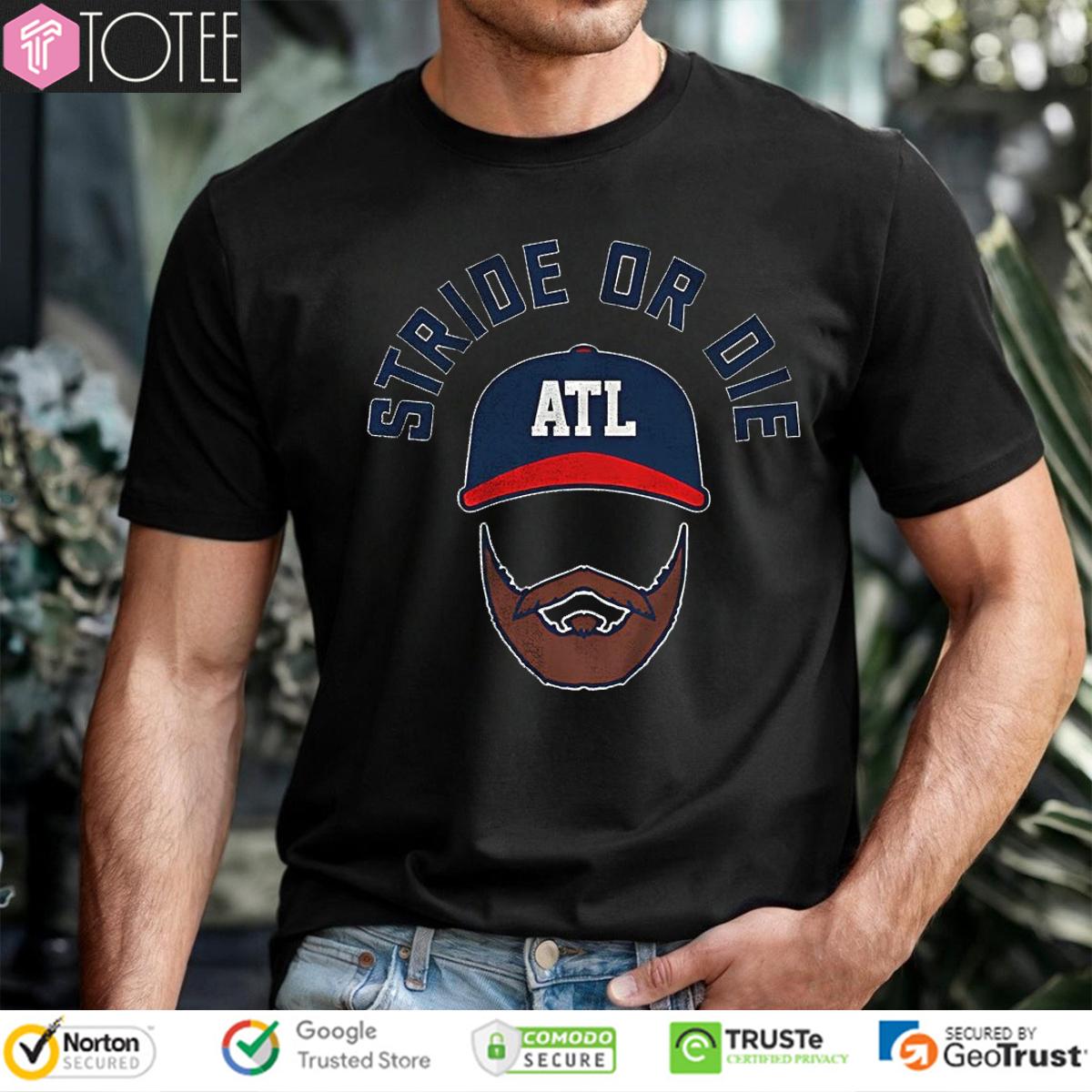Spencer Strider Stride Or Die Atlanta Braves T-Shirt