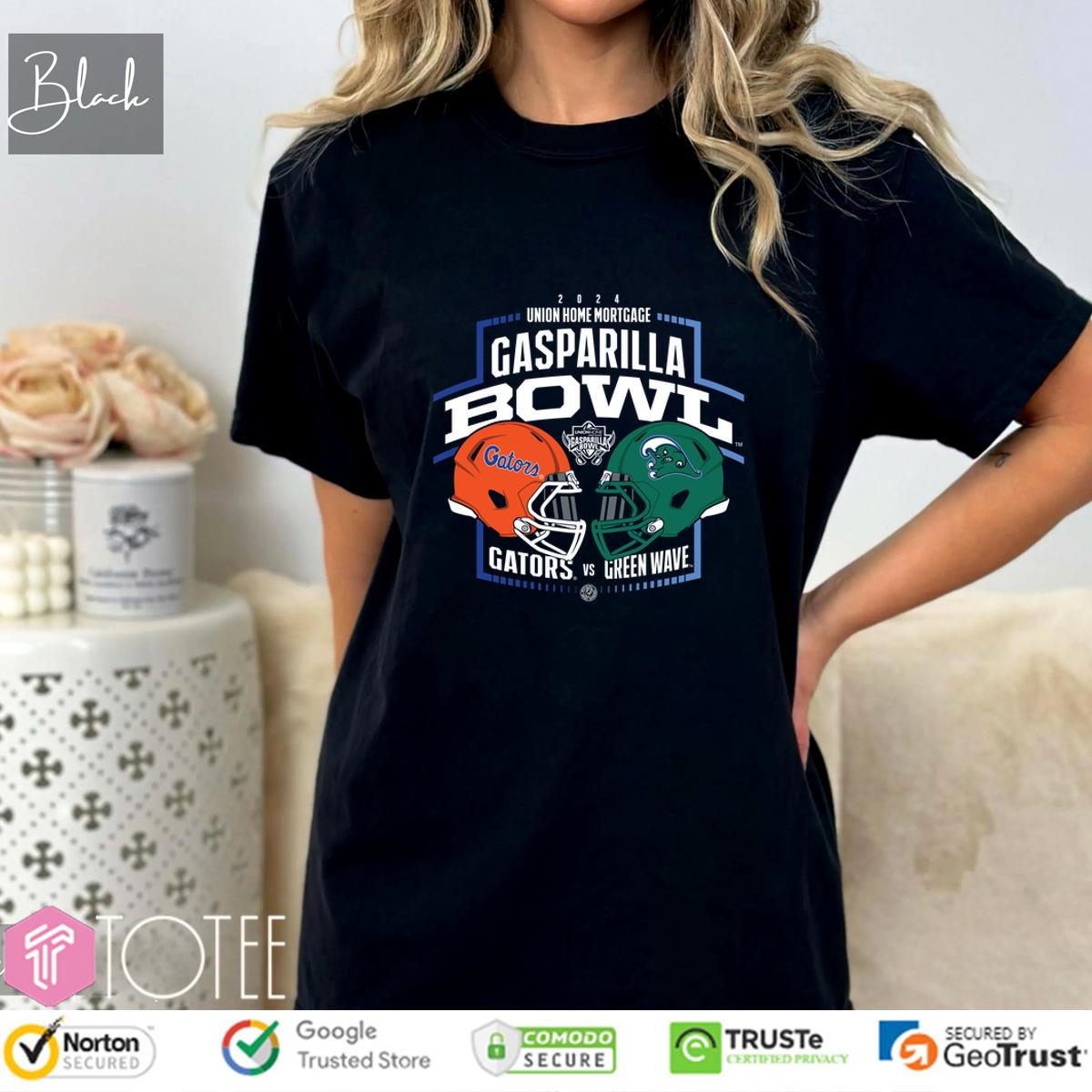 2024 Gasparilla Bowl Florida Gators Vs Tulane Green Wave Shirt