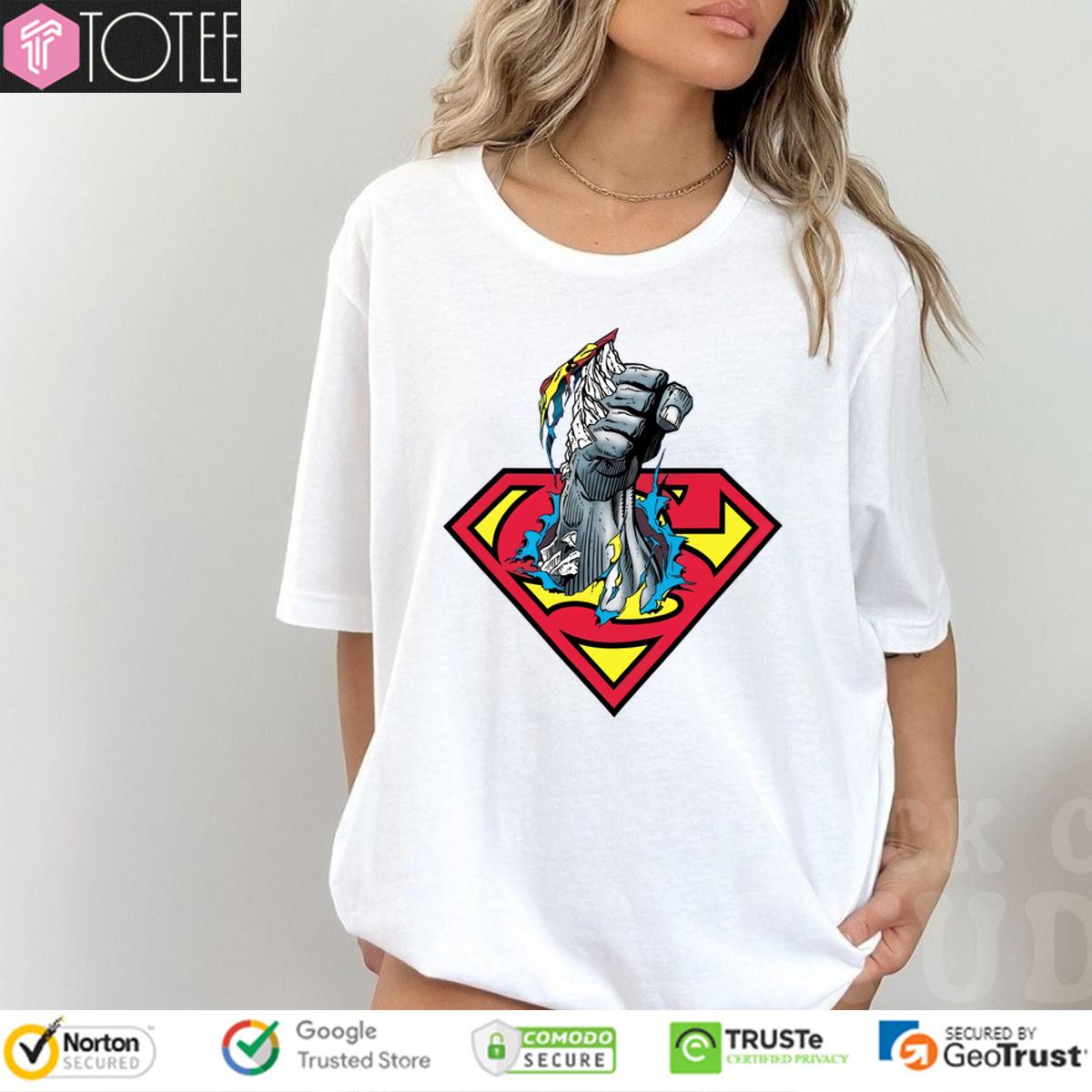 Superman Doomsday Fist Shirt: Unleash Your Inner Hero - Get Yours Now!