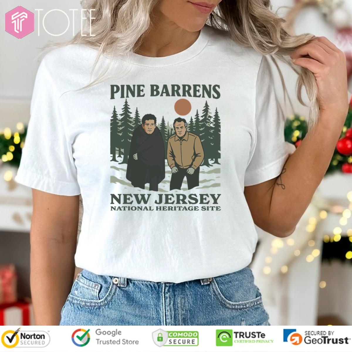 Pine Barrens New Jersey National Heritage The Sopranos T-shirt