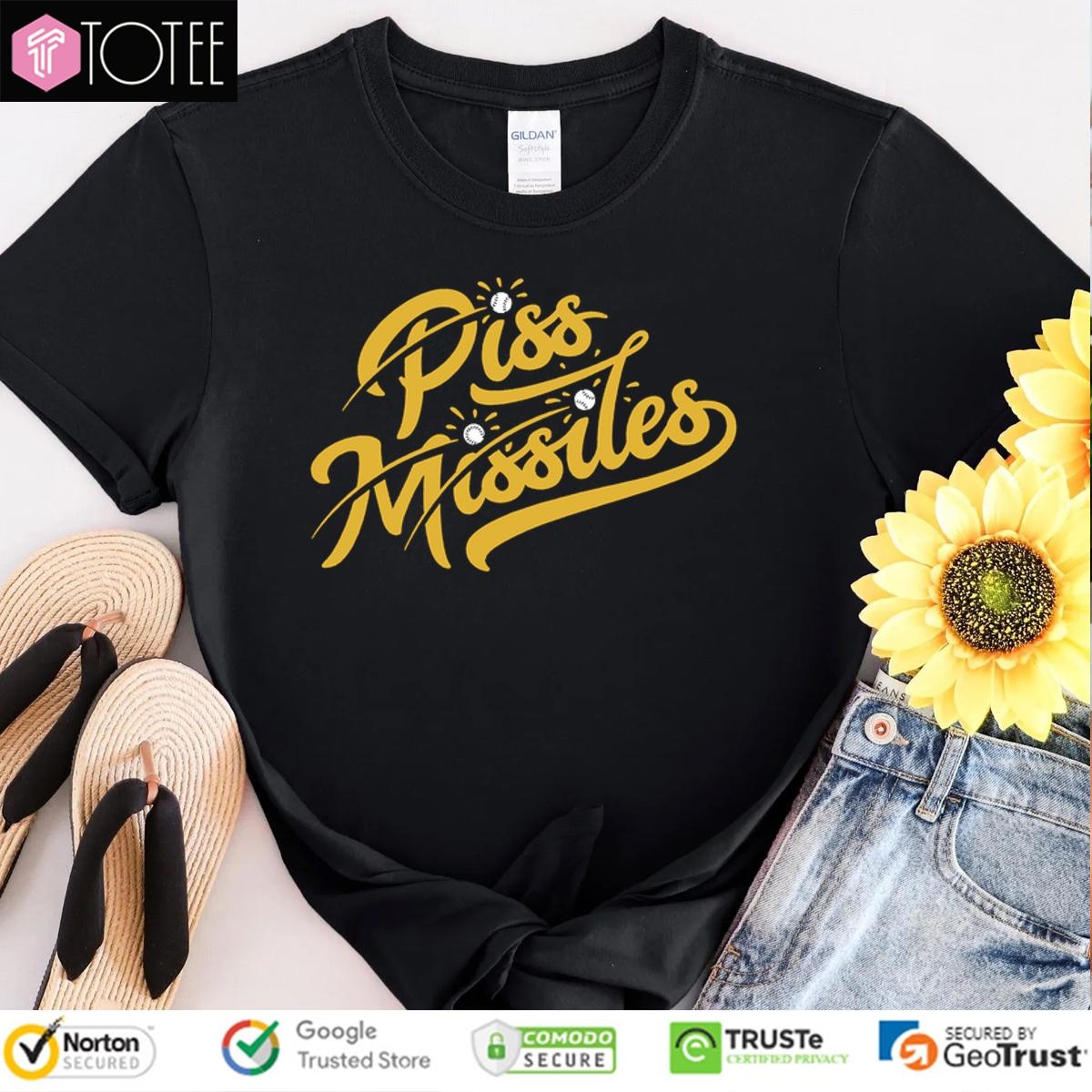 Piss Missiles Baseball T-shirt