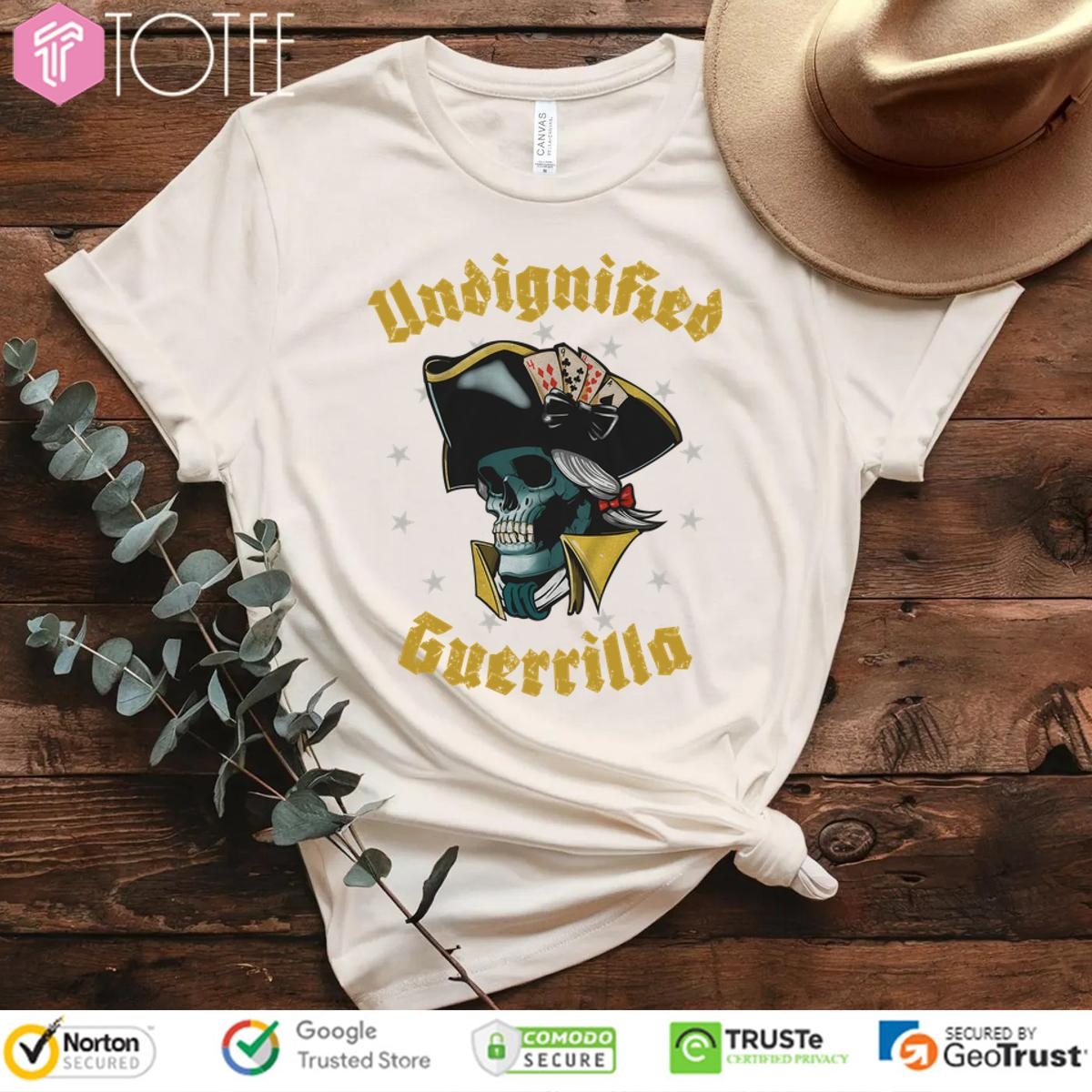 The Fat Electrician Undignified Guerrilla T-shirt