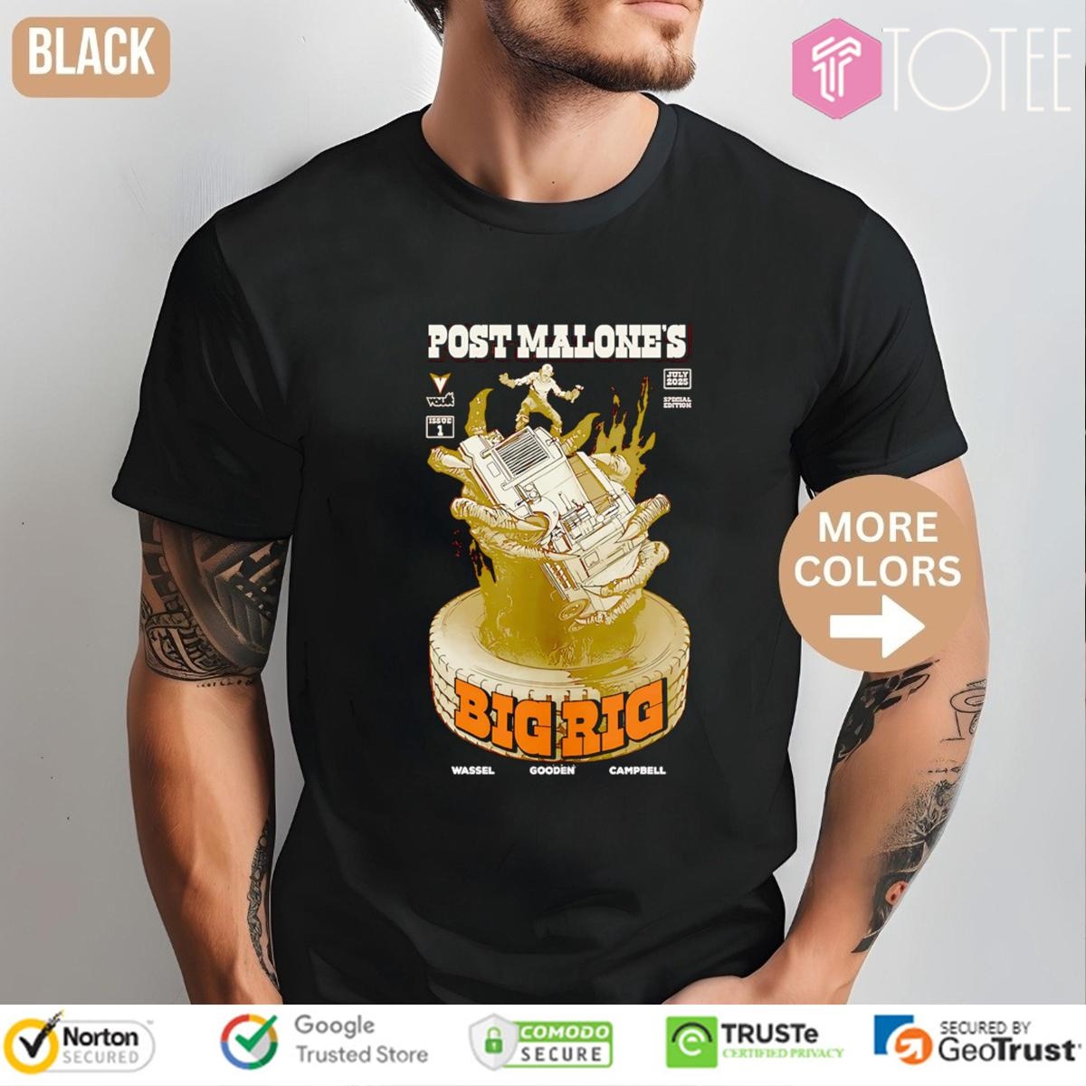 Big Rig Fcbd 2025 Post Malone Wassel Gooden Campbell T-shirt