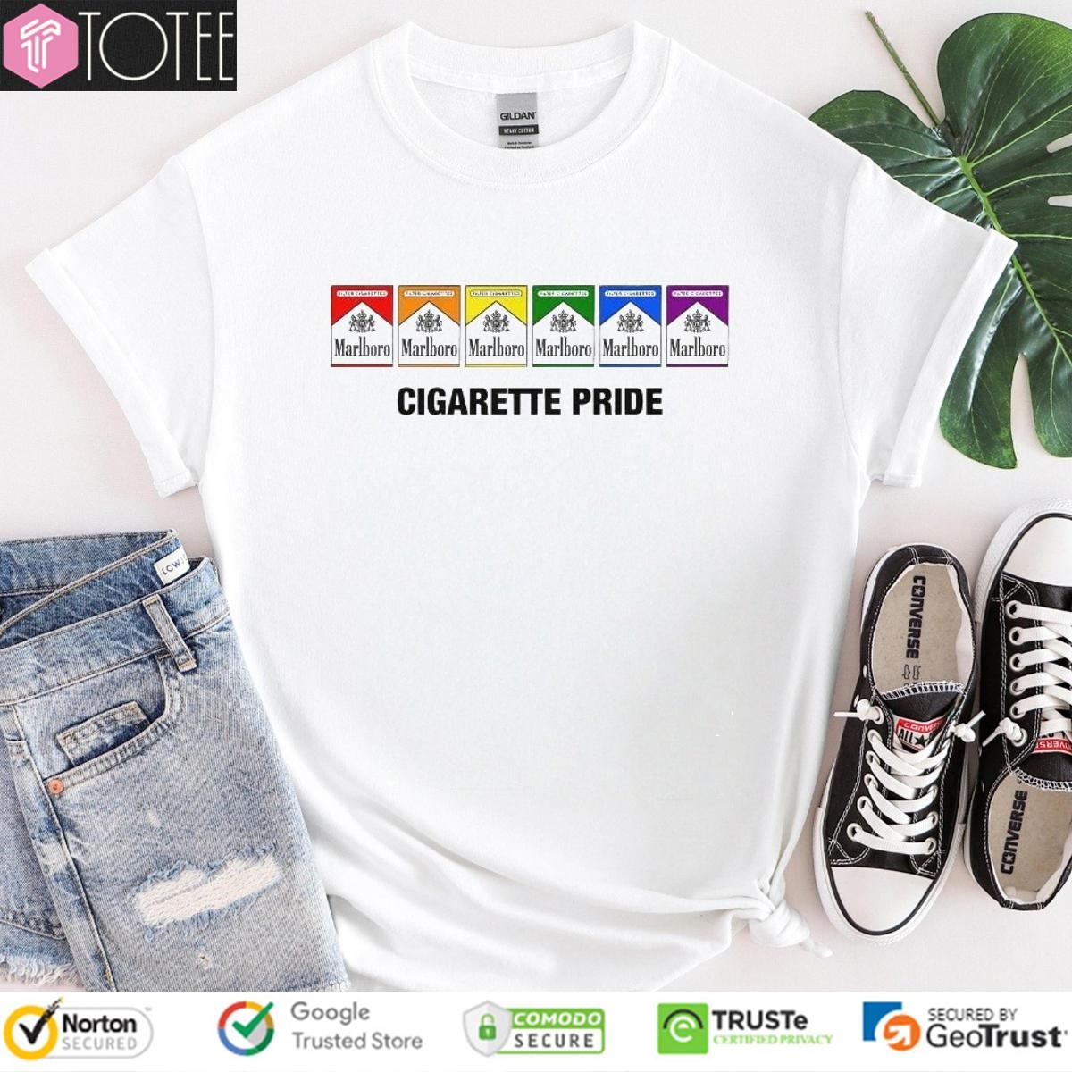 Marlboro Cigarette Lgbt Pride Rainbow Gay Colors T-shirt