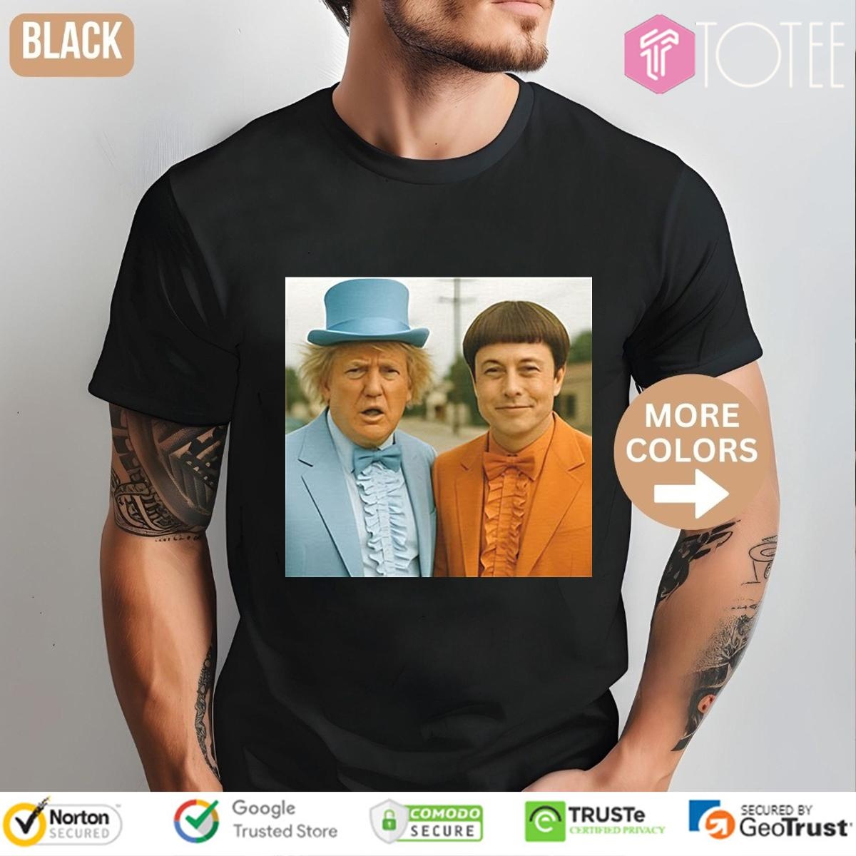Elon Musk And Trump Parody Dumb And Dumber Lloyd And Harry T-shirt