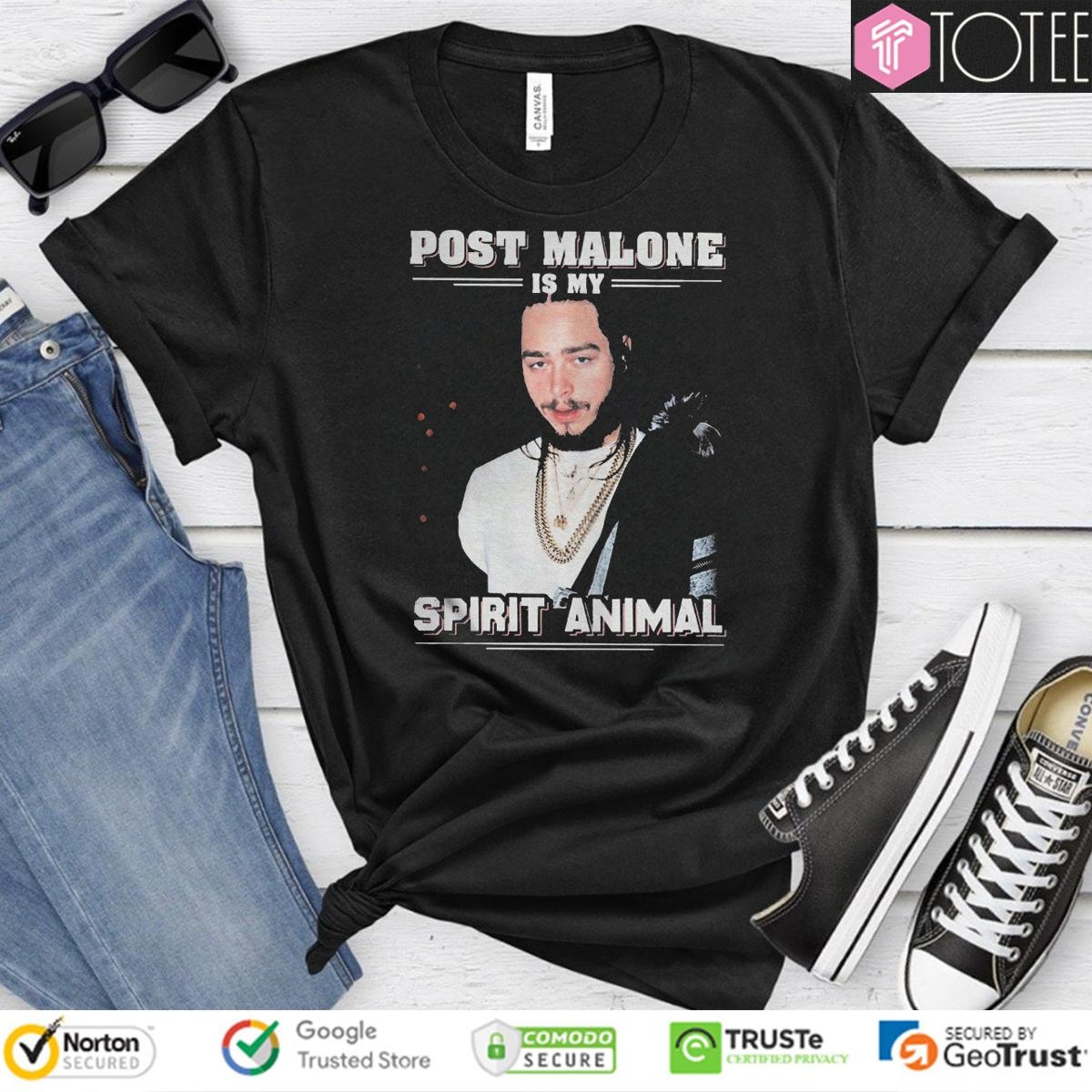 Post Malone Is My Spirit Animal T-shirt