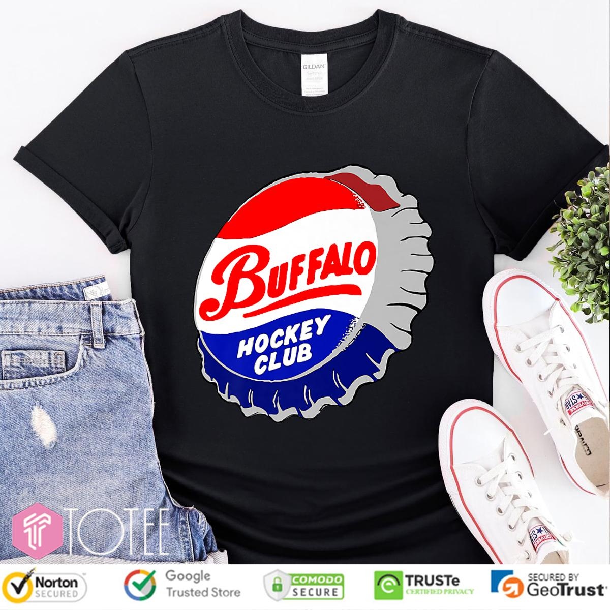 Beer Bottle Cap Buffalo New York Hockey Club T-shirt