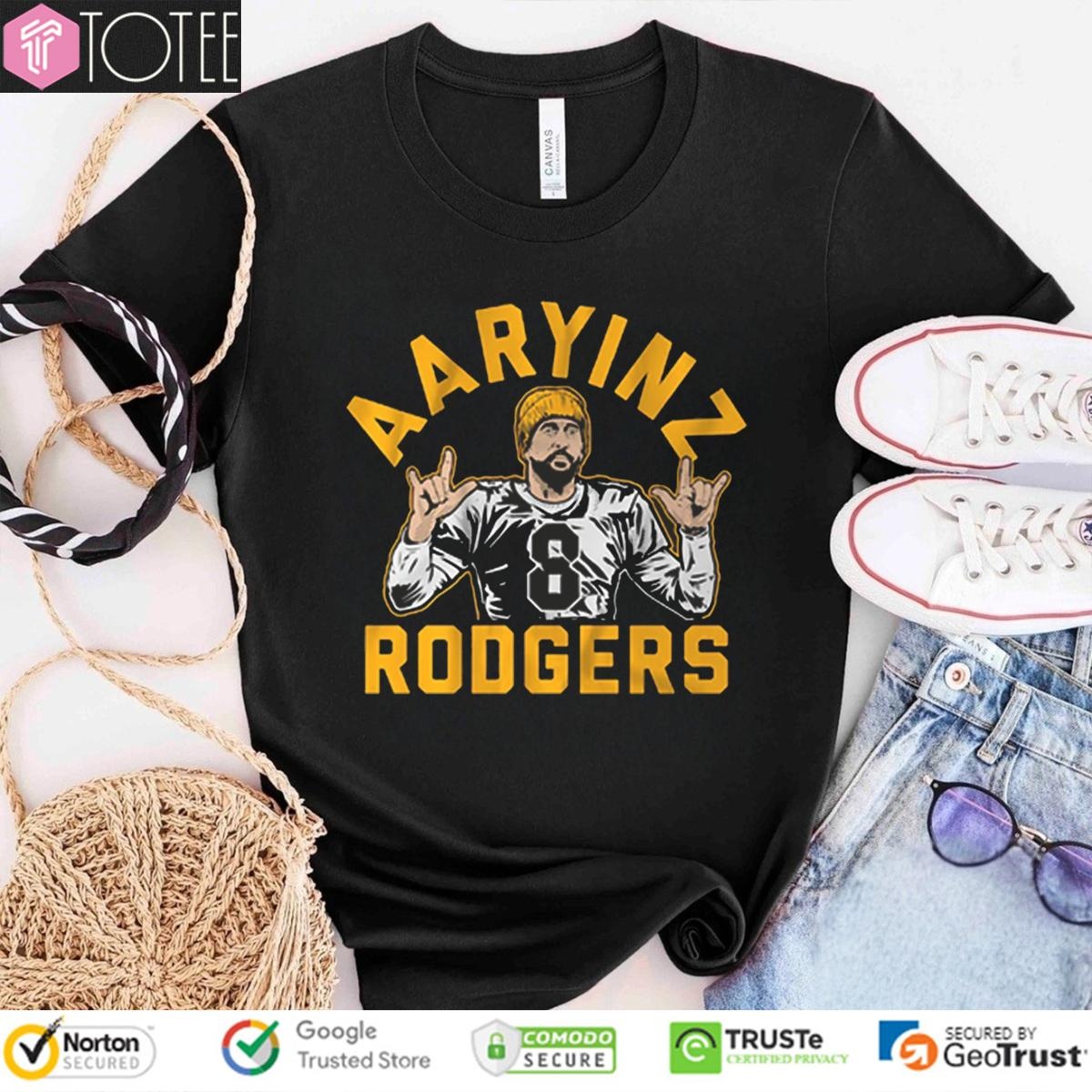 Aaryinz Aaron Rodgers Pittsburgh Steelers T-shirt