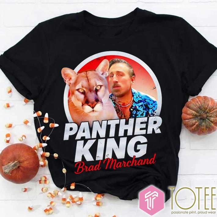 Panther King Parody Tiger King Joe Exotic Brad Marchand Florida Panthers T-shirt