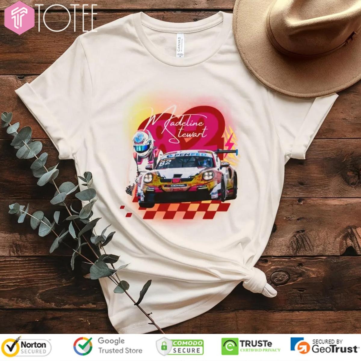 Madeline Stewart 82 Nascar 2025 Incoming Retro Style T-shirt