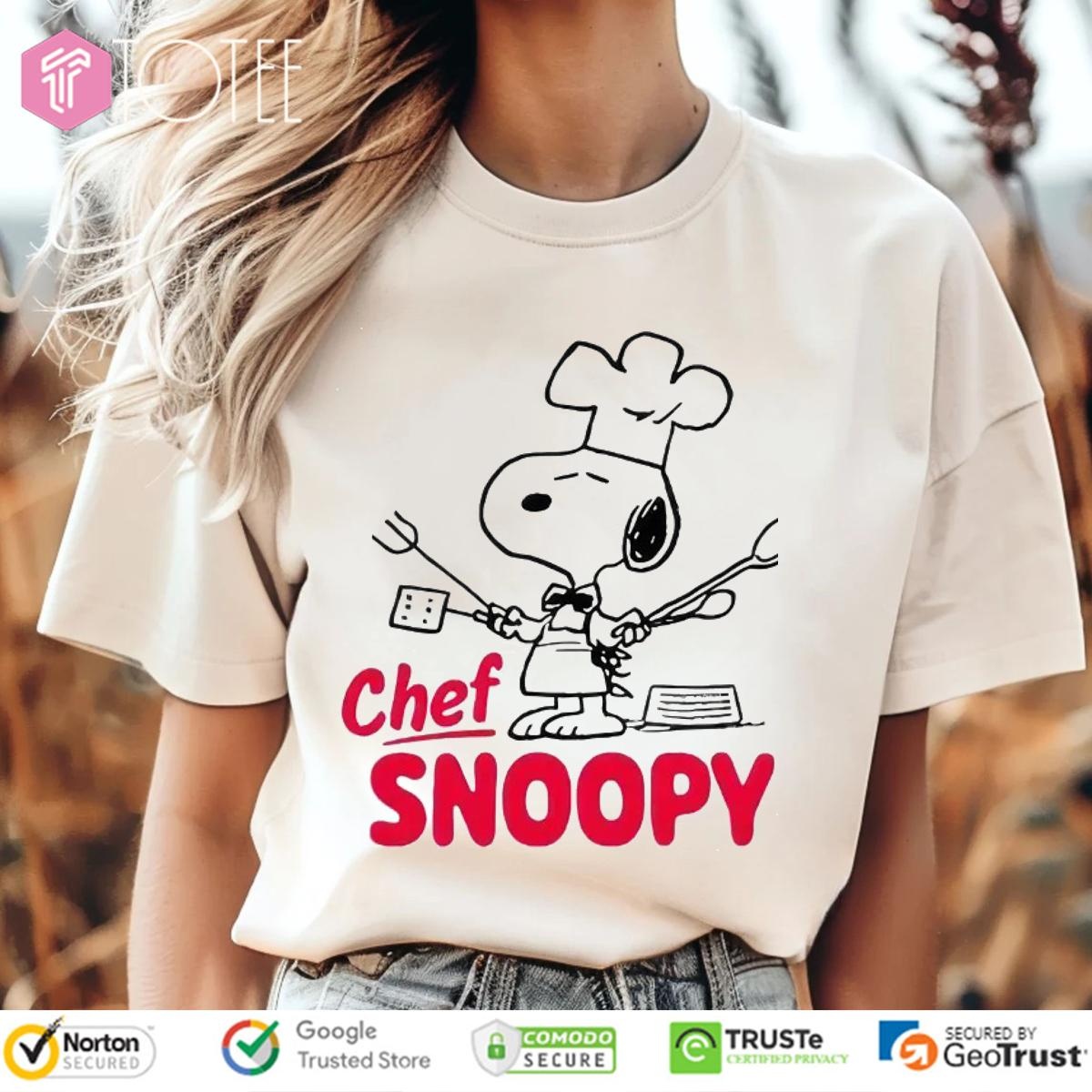 Jeremy Allen White Chef Snoopy T-shirt
