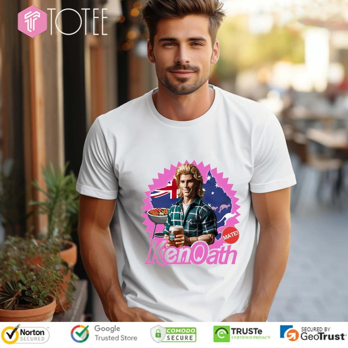 Aussie Bogan Ken Ken Oath Mate Retro T-shirt