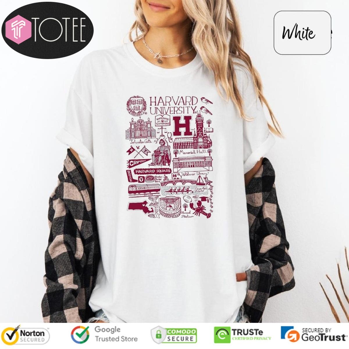 Harvard University Art Illustration T-shirt