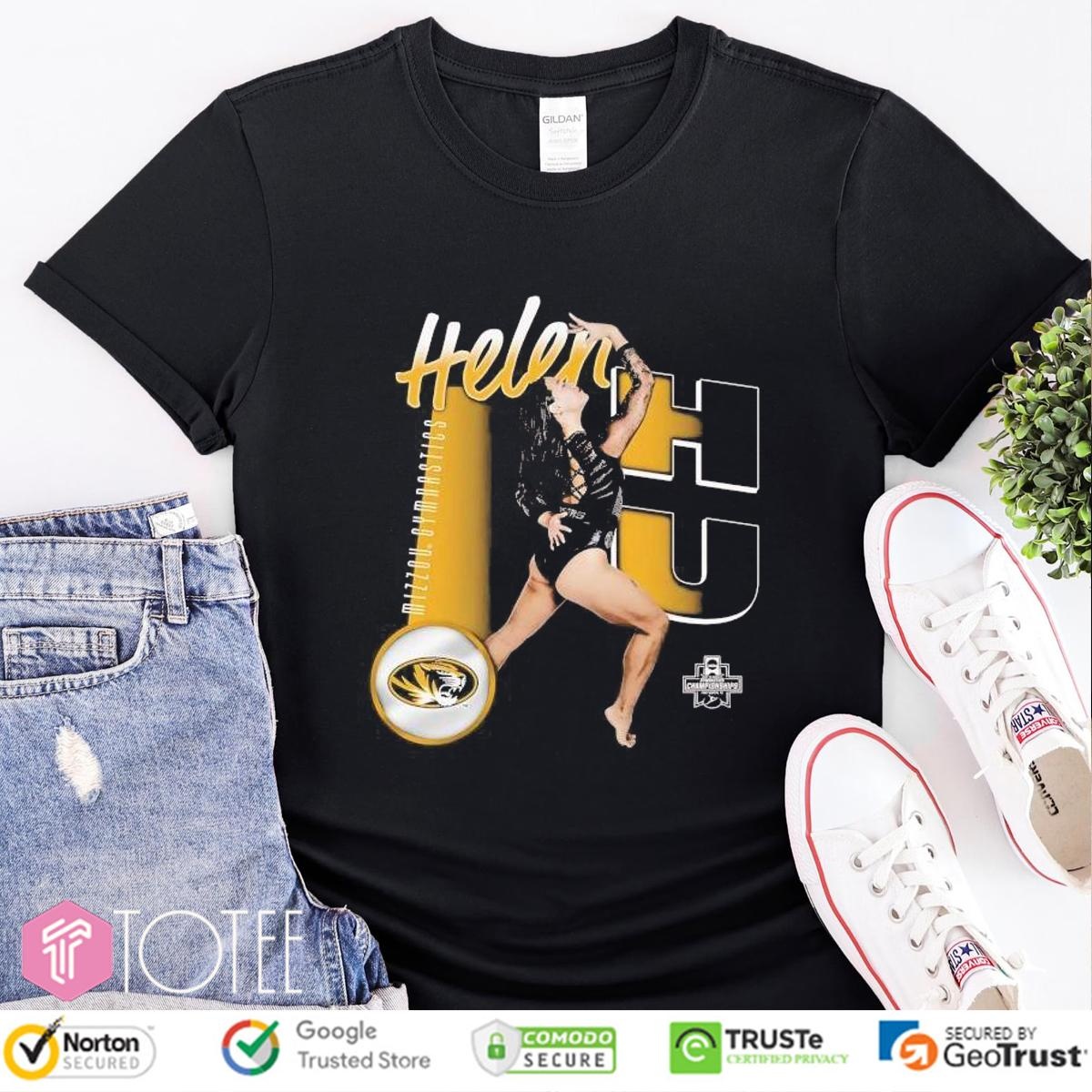 Helen Hu Missouri Ncaa Gymnastics Championships Shirt T-shirt