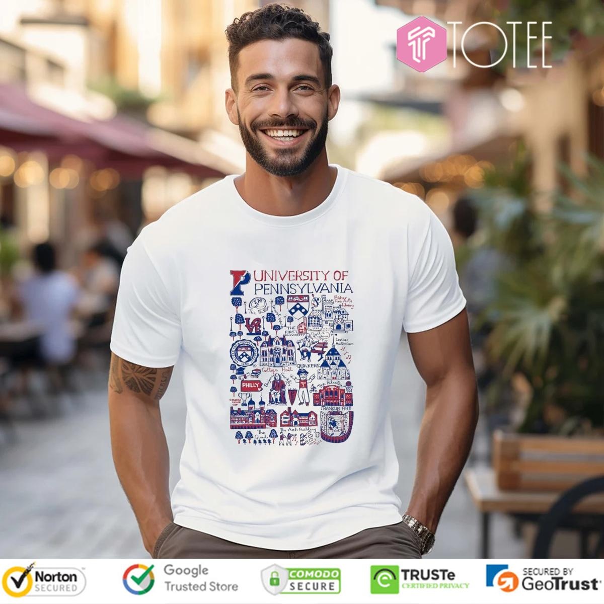 University Of Pennsylvania Art Illustration T-shirt
