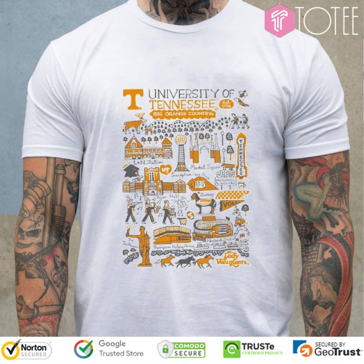 University Of Tennessee Art Illustration T-shirt
