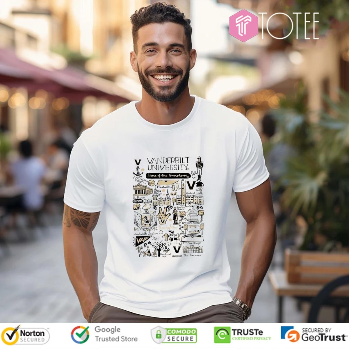 Vanderbilt University Art Illustration T-shirt