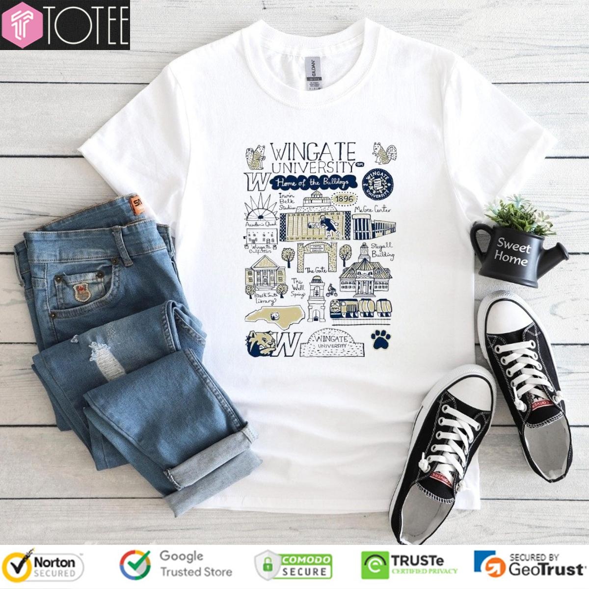 Wingate University Art Illustration T-shirt