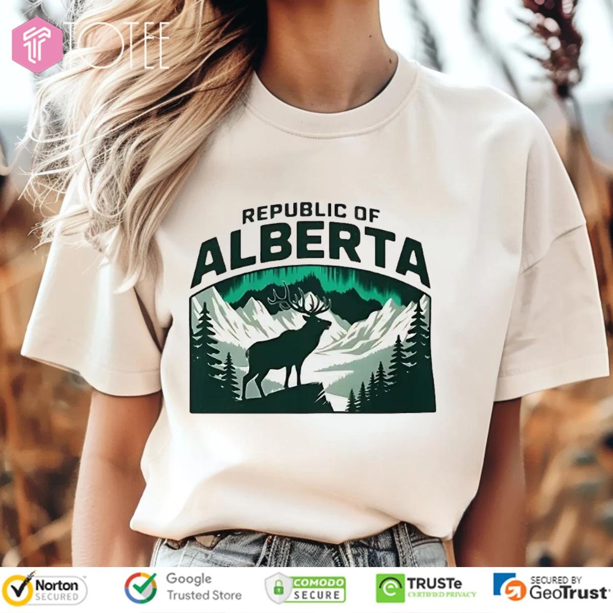 Republic Of Alberta Canada T-shirt