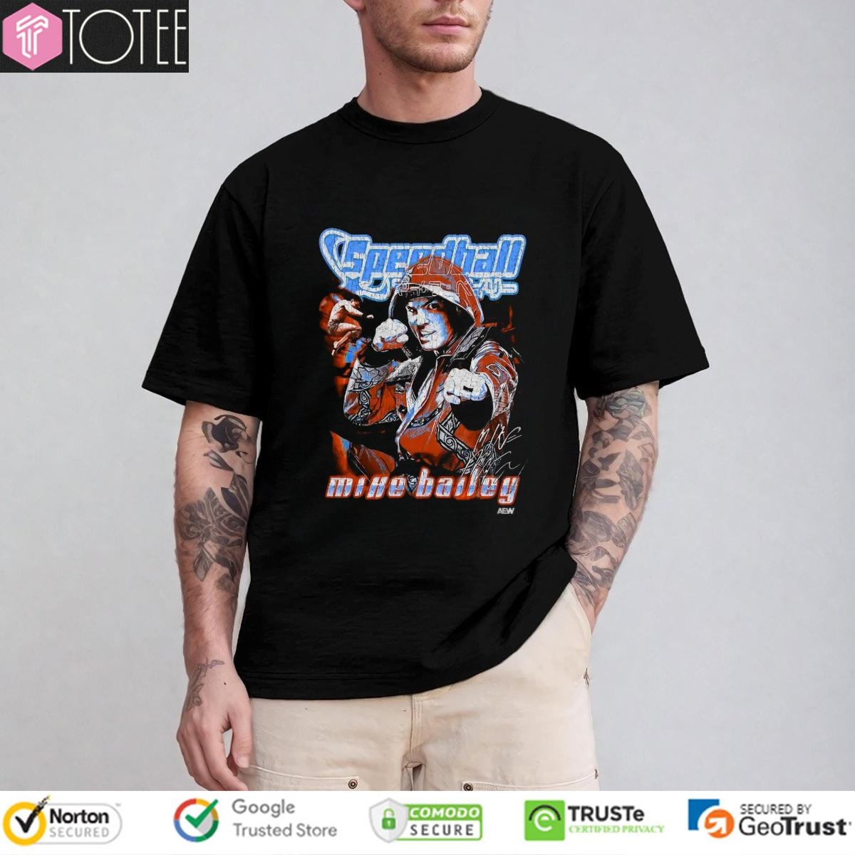 Speedball Mike Bailey Time Adventure Beefy Aew Signature T-shirt