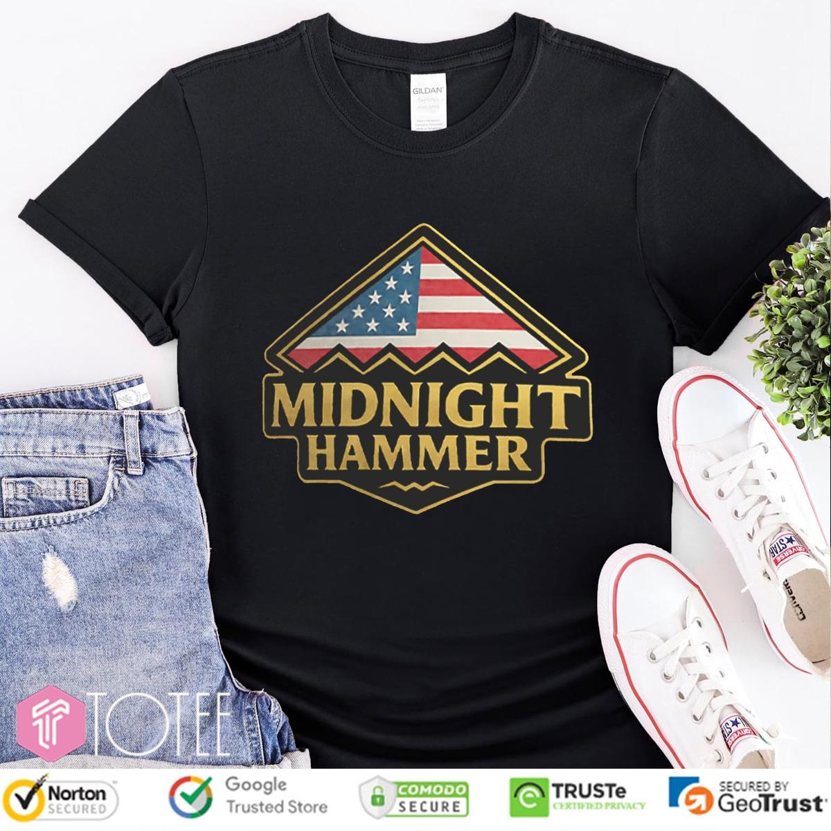 Operation Midnight Hammer B-2 Stealth Jet Military T-shirt