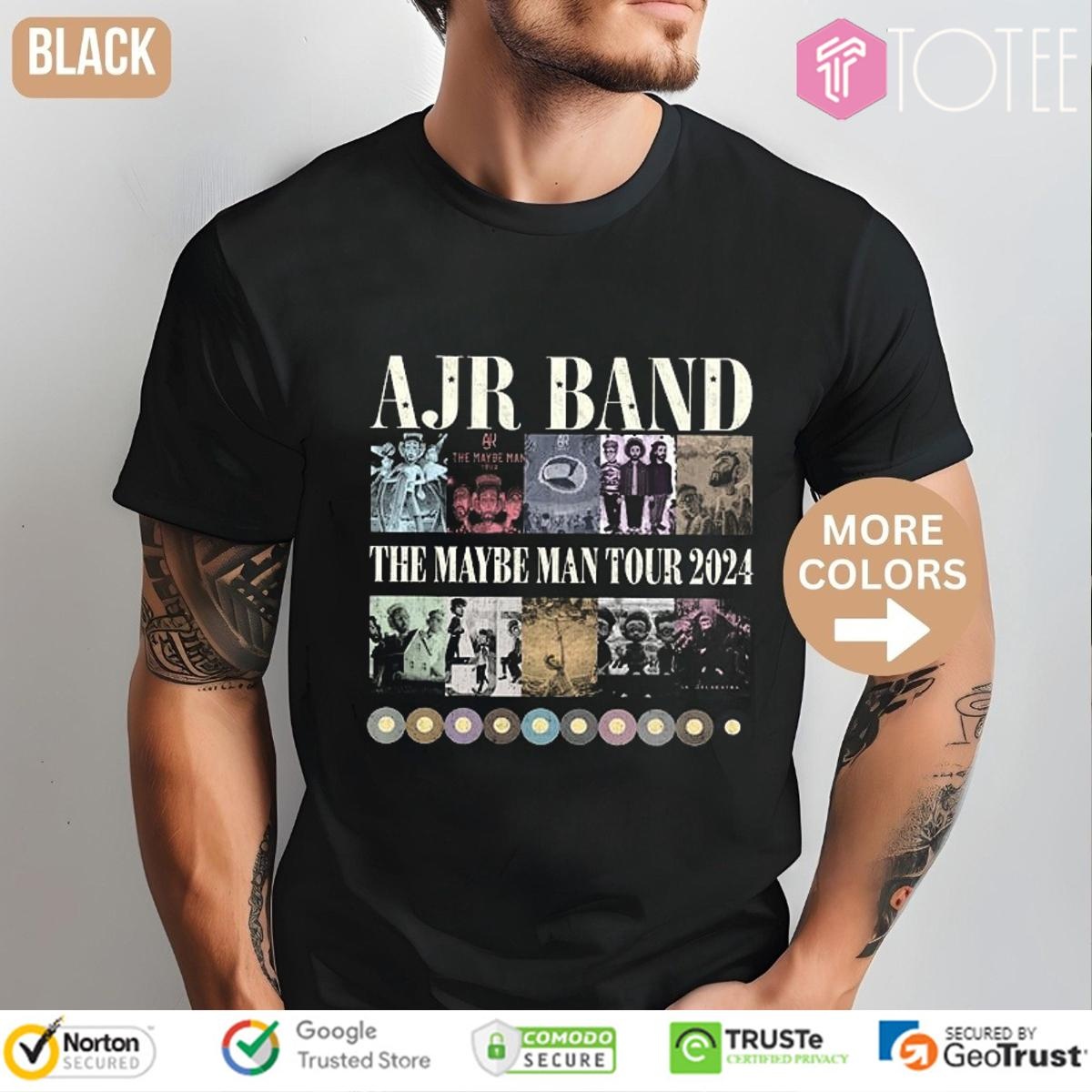 The Maybe Man Tour Ajr Band Concert 2024 T-shirt
