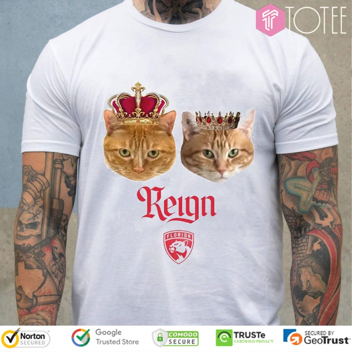 Florida Panthers Reign Coachs Cat Poppy And Penny Paul Maurice T-shirt