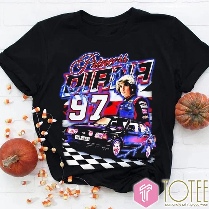 Princess Diana Parody #97 Nascar Racing T-shirt