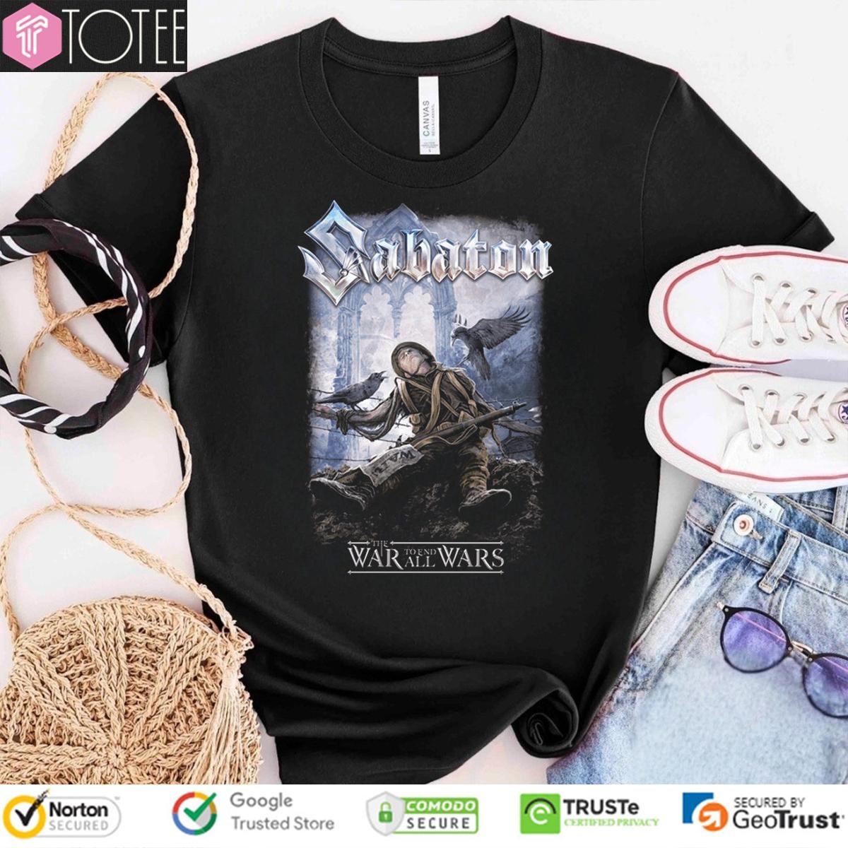 The War To End All Wars Sabaton Band T-shirt