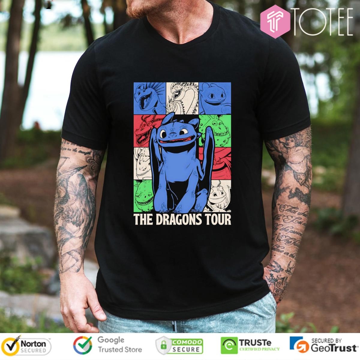 Toothless The Dragons Tour T-shirt