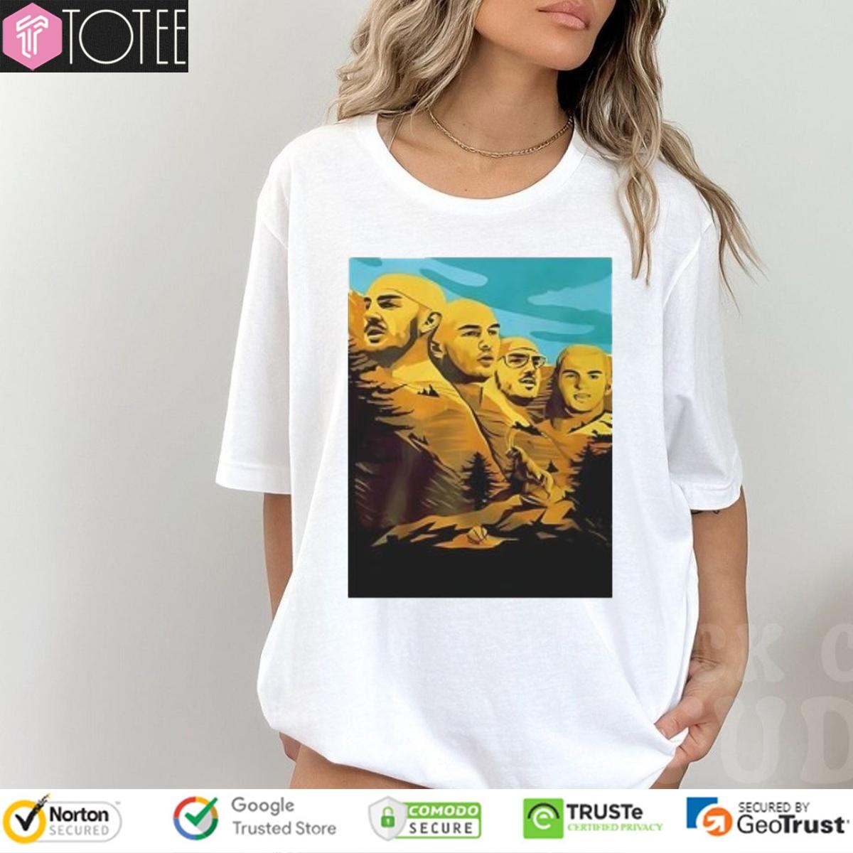 Alex Caruso Mount Rushmore Okc Nba Champions Parody T-shirt