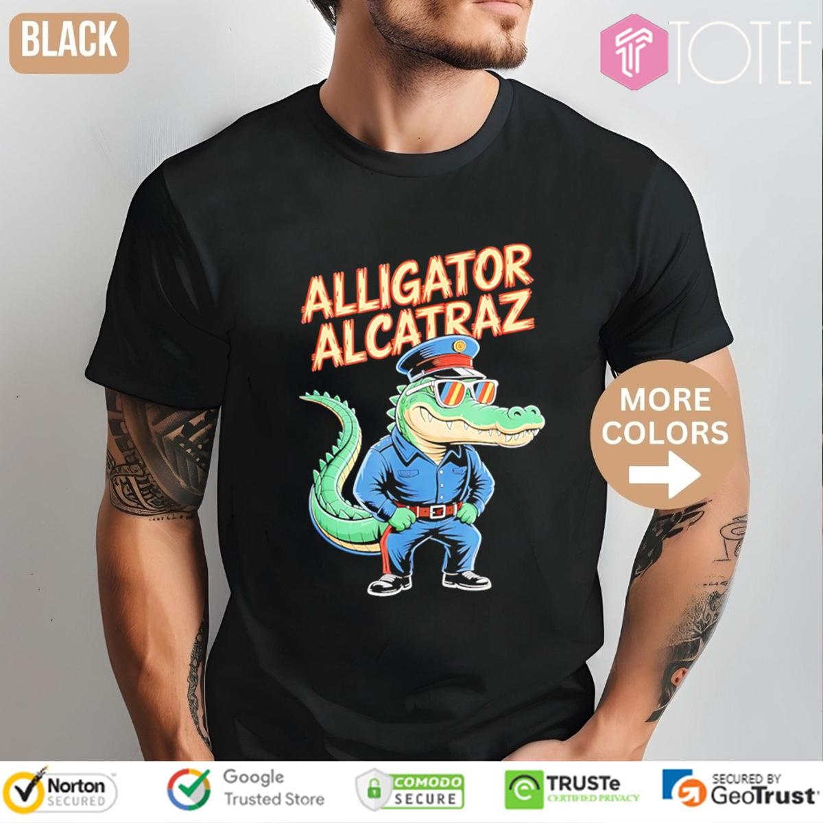 Alligator Alcatraz Crocodile T-shirt