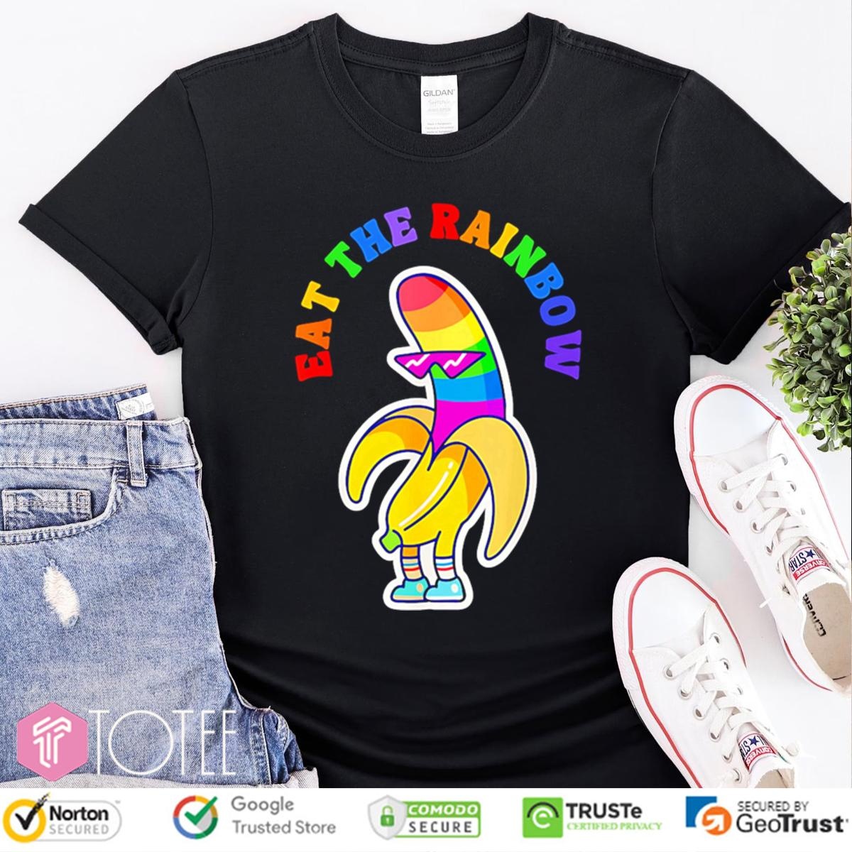 Banana Lgbt Pride Eat The Rainbow T-shirt