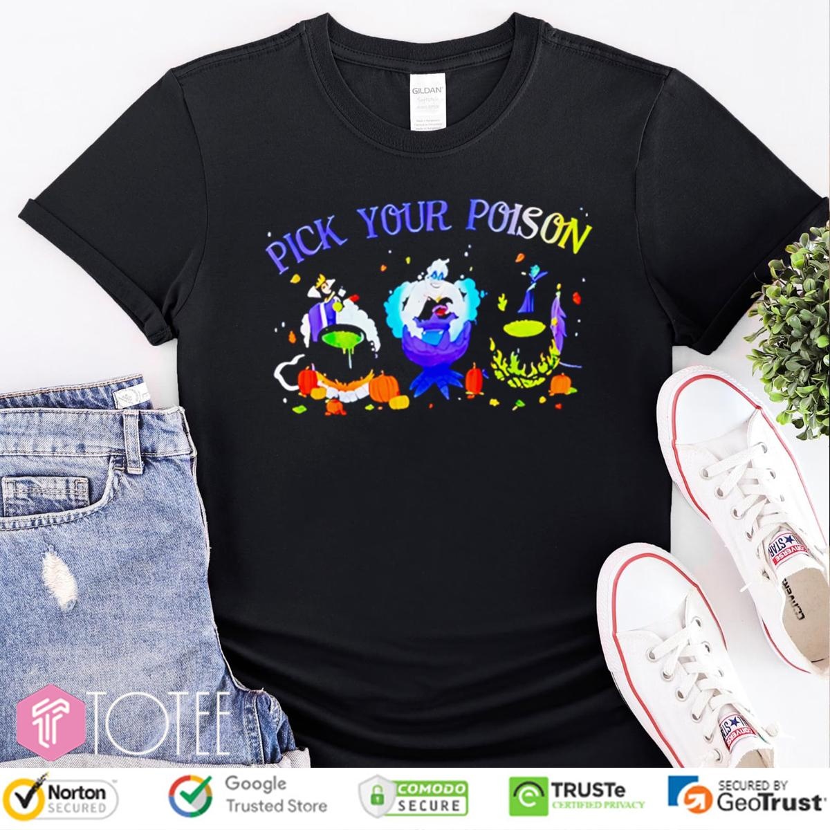 Pick Your Poison Disney Villains T-shirt