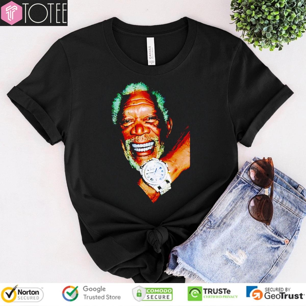 Morgan Freeman Bust Down T-shirt