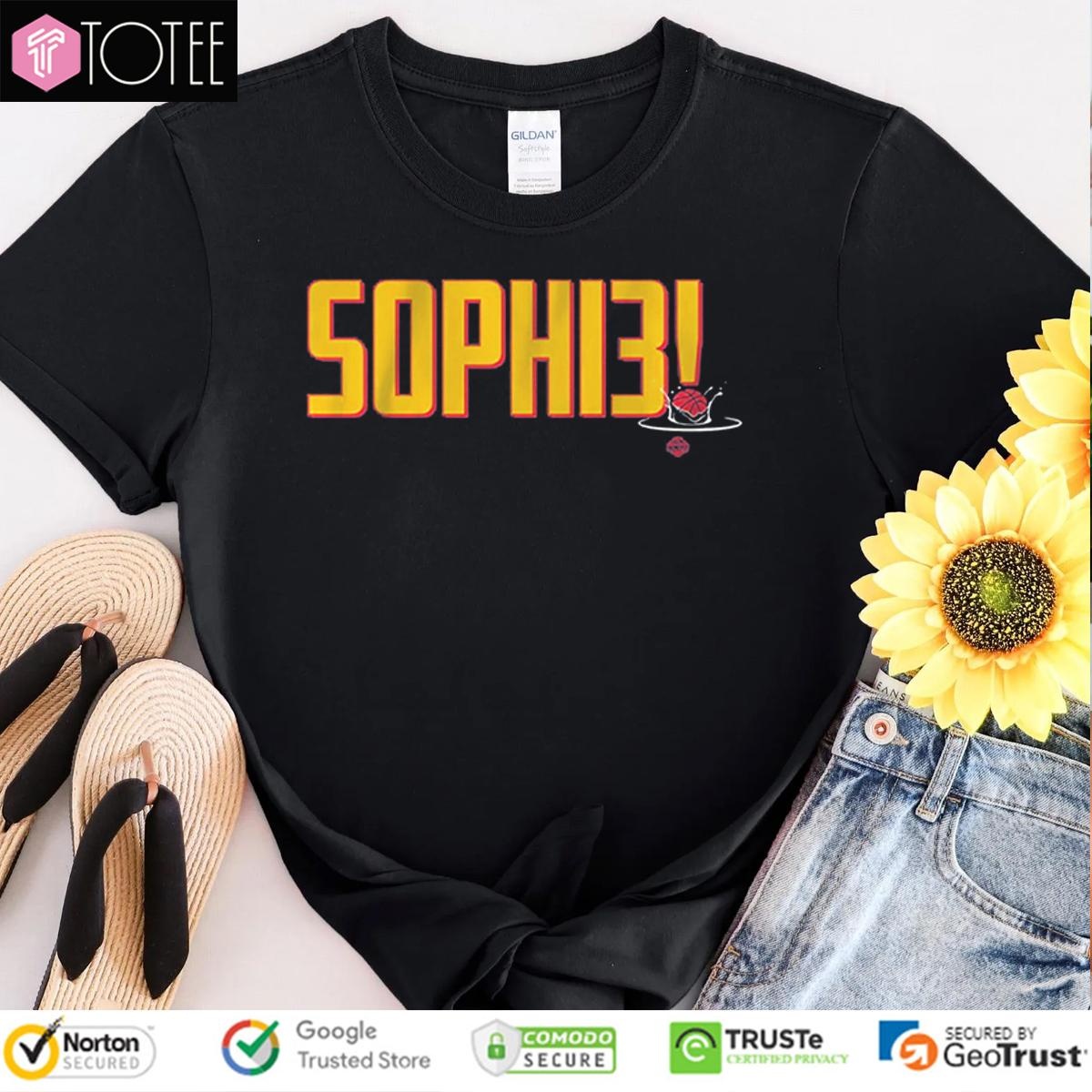 Sophi3 Indiana Fever Sophie Cunningham Indiana Basketball T-shirt
