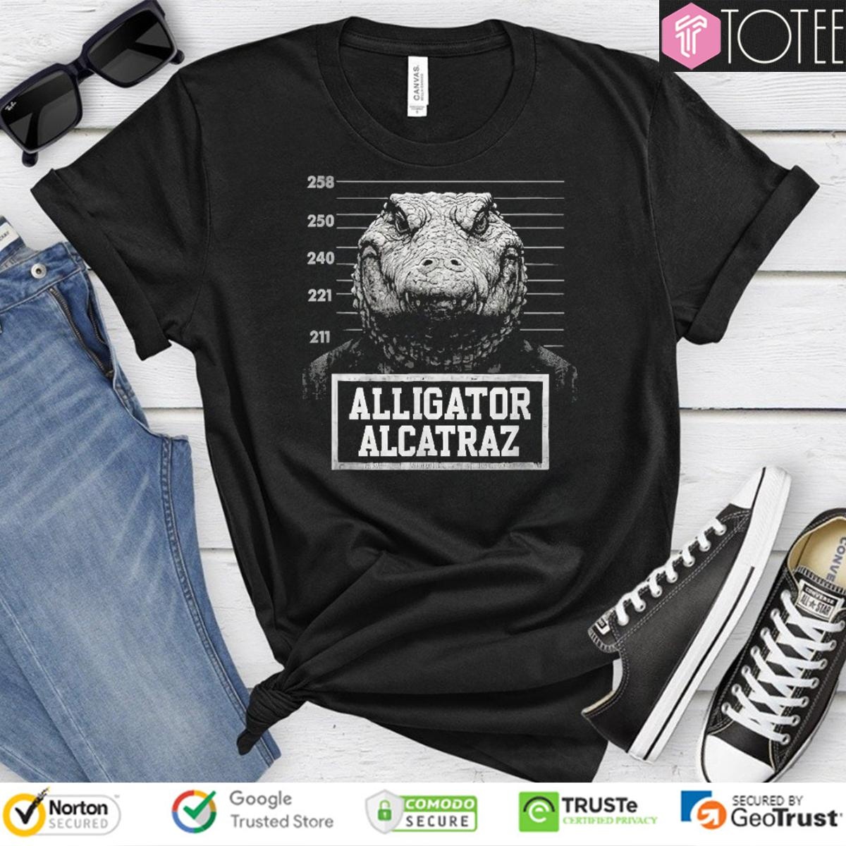 Alligator Alcatraz Florida Everglades Mugshot T-shirt