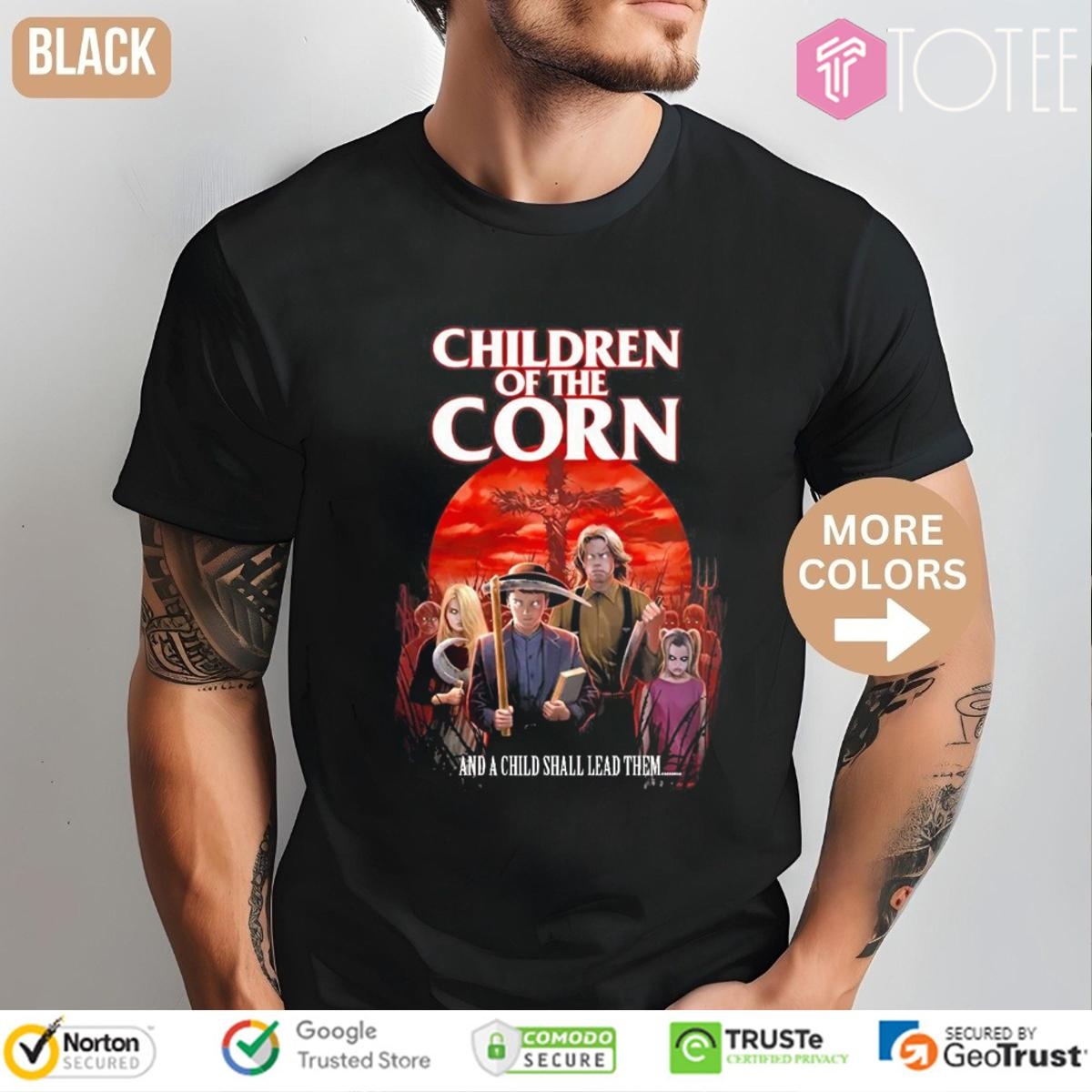 Children Of The Corn And A Child Shall Lead Them Horror Movie T-shirt
