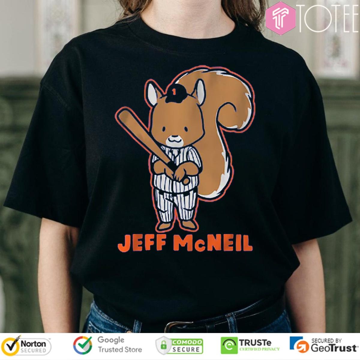 Jeff Mcneil Flying Squirrel New York Mets Baseball T-shirt