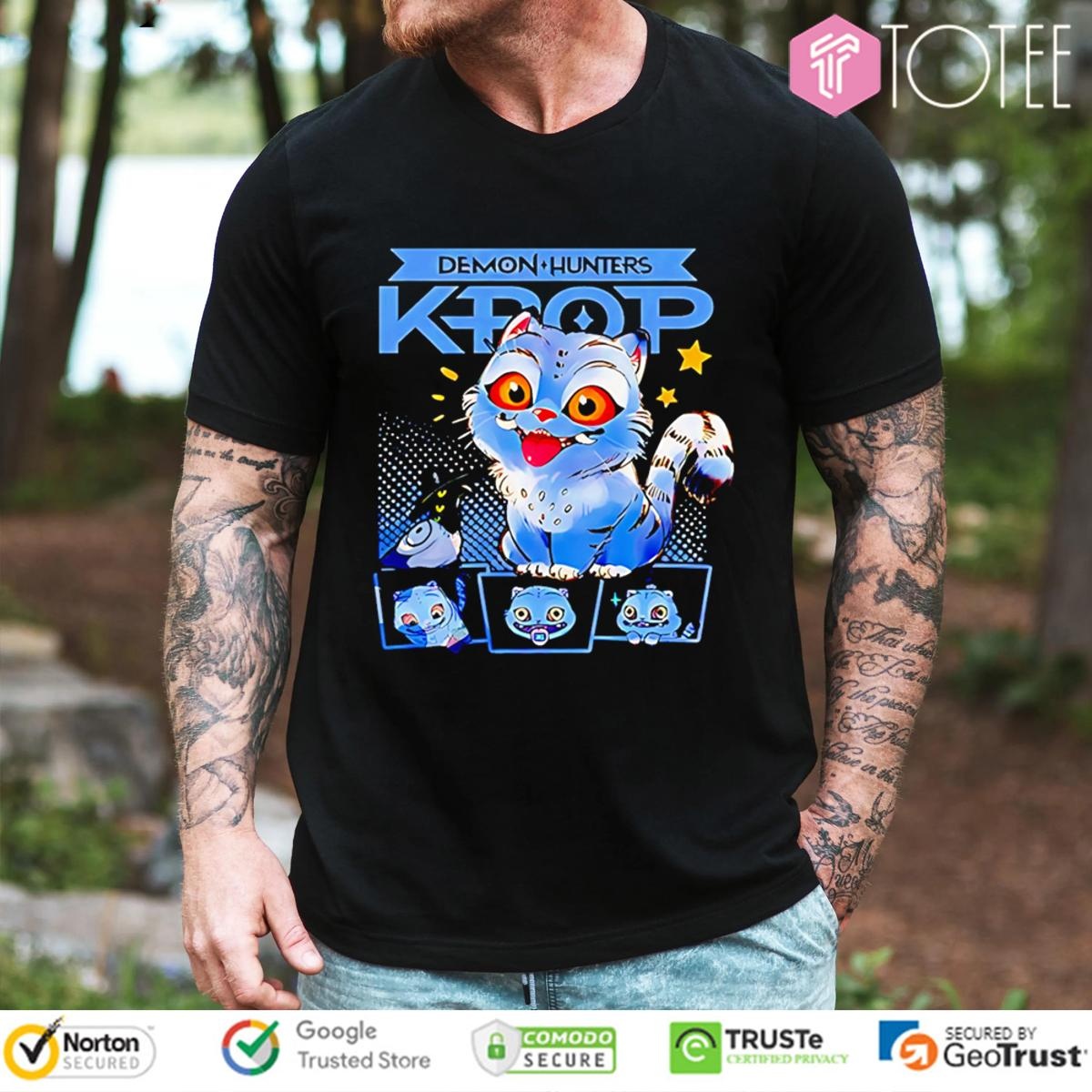 Derpy Tiger Kpop Demon Hunters T-shirt