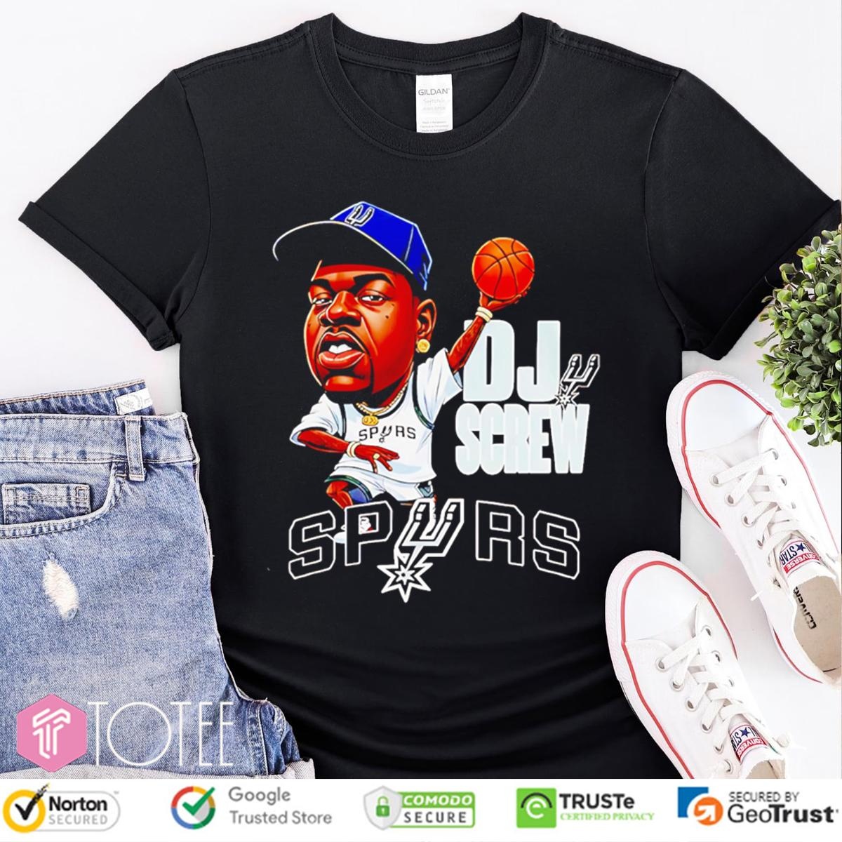 Dj Screw San Antonio Spurs T-shirt