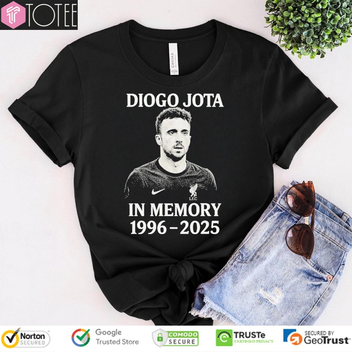 In Memory Of Diogo Jota 1996-2025 Liverpool T-shirt