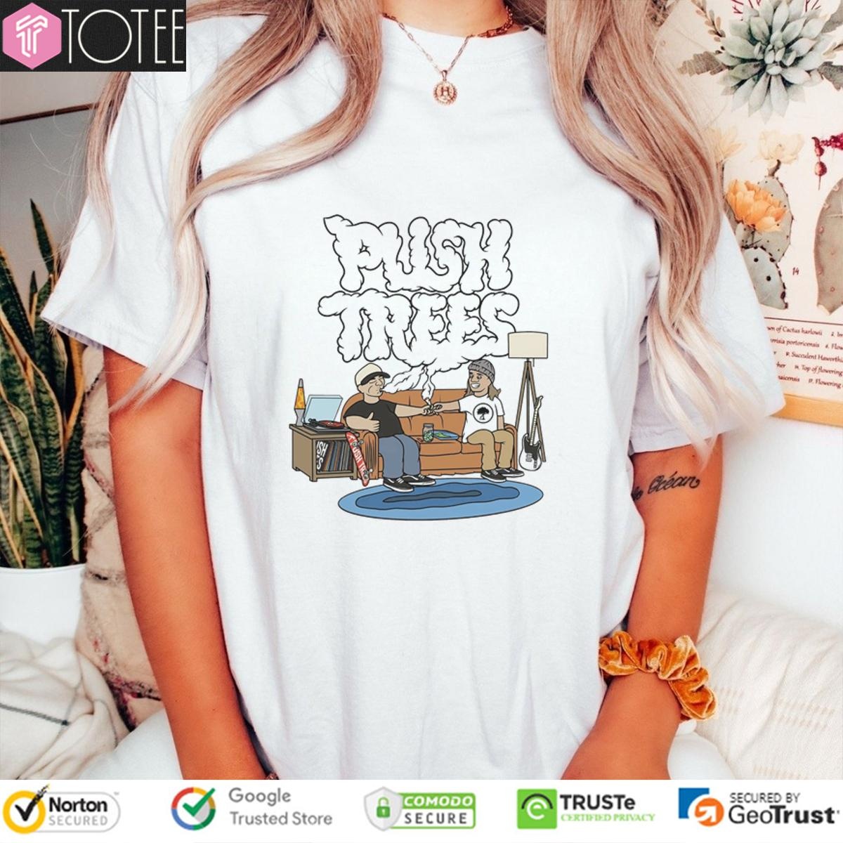 Dope As Yola Push Trees The Puff Puff Pass Cigarettes Smoke Sofa T-shirt