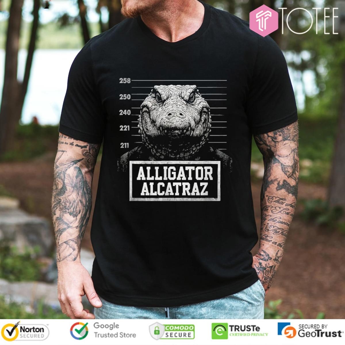 Alligator Alcatraz Mugshot T-shirt